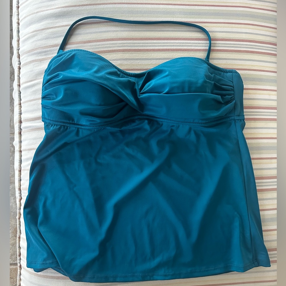 J. Crew Teal Swim Top